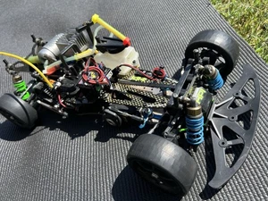 Very Lightly Used Y2K #12426-1 HPI RS4 Nitro Racer 2, Carbon Fiber & Alum  👀 - Picture 1 of 12