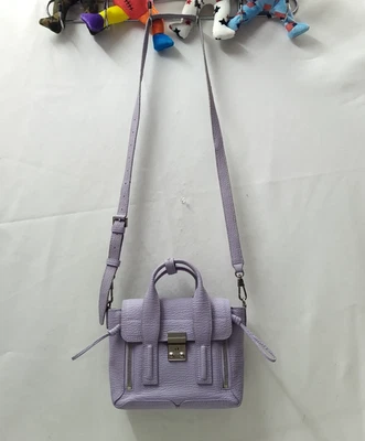 Bolso Bandolera 3.1 PHILLIP LIM Mini Pashli Lila Piel de becerro Pushlock Foto 1 de 4