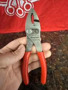 Snap-on Tools RED Soft Grip Slip Joint Pliers 46ACF 6.5 inch (LOOK) FREE SHIP!! - Picture 1 of 3