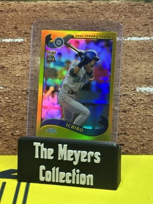 ICHIRO 2002 Topps Cromo Rookie Trophy Gold Refractor RC Mariners🔥💎🔥 Foto 1 de 4