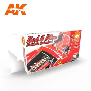 AK11685 - AK Interactive Set - Red and Blue Vehicle Interiors - Picture 1 of 1