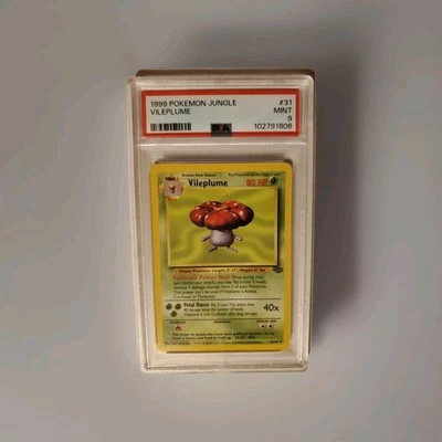 1999 Pokemon Jungle # 31 Vileplume PSA 9 Mint - Image 1 of 3