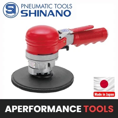SHINANO Japón SI-3100 Cuerpo Automotriz Doble Acción 6" Pad Air Lijadora SI-3100 Foto 1 de 4