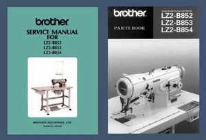 CD ** BROTHER LZ2-B852 B853 B854 Instruction or Service manual and Parts - Picture 1 of 7