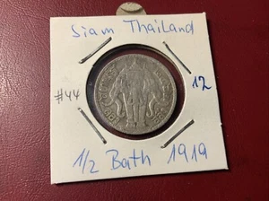 Thailand 1/2 Bath 1919 - Bild 1 von 2