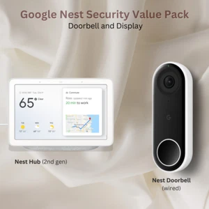 Nest Security Value Pack: Display and Video Doorbell - Picture 1 of 10