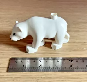LEGO Duplo Animal Polar Bear Large White (Design ID: dupbearc01pb01) - New - Picture 1 of 2