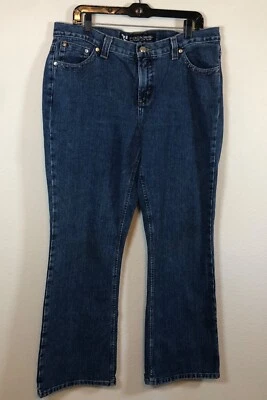 Vtg Rockies Jeans Womens 18R Relaxed Low Rise Dark Wash - Image 1 of 4