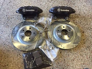 2005-10 Chevy Cobalt Brembo Caliper 4 piston Brake upgrade Kit 5 lug HHR Ion - Picture 1 of 4