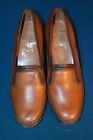 Vtg William Barker Earls Barton England brown leather heel shoes size 5 revival