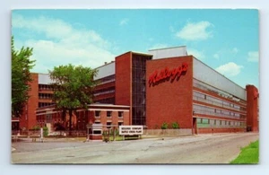 Battle Creek Michigan Kellogg Company Getreide Hersteller Fabrik Postkarte um 1960 - Bild 1 von 2