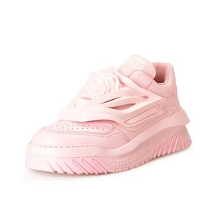 Versace Women's "Odissea" Rose Pink 100% Leather Sneakers Shoes US 6 IT 36 - Picture 1 of 8
