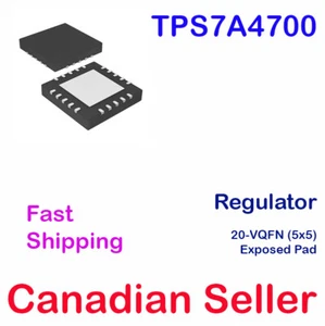 TPS7A4700 RF LDO Linear Voltage Regulator Positive Adjustable 1A 20-VQFN TI - Picture 1 of 3