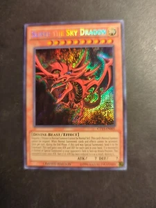 Yugioh Slifer the Sky Dragon Secret Rare Limited CT13-EN001 LP - Picture 1 of 2