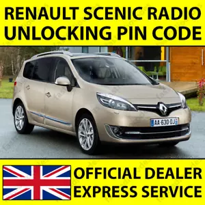 ✅RENAULT SCENIC CAR RADIO NAVIGATION UNLOCKING PIN CODE FOR ALL MODELS✅ - Picture 1 of 6