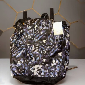 Ted Baker Backpack Nillana Blue Urban Nylon Drawstring Foldable New - Picture 1 of 8