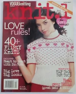 KNIT.1 byVogue Knitting WINTER 2006 2007 Yarn Knit Magazine 114pg LOVE Issue - Imagen 1 de 12