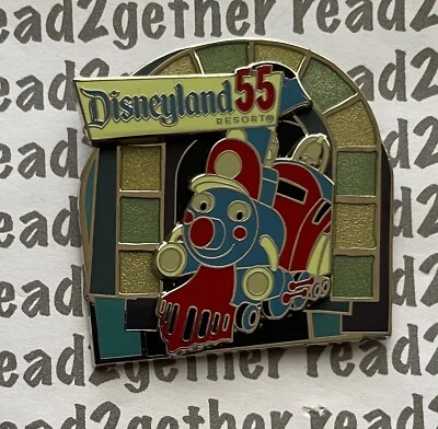 Disney Pin DLR Cast Member Disneyland 55 Casey Junior Circus Train POM - Image 1 of 3