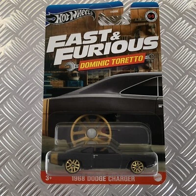 Hot Wheels 1968 Dodge Charger Fast & Furious 1:64 Mattel Diecast - Image 1 of 2