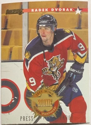 1996-97 Donruss Press Proofs Radek Dvorak #213 Florida Panthers #’d /2000 - Image 1 of 2