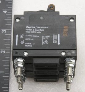 Tyco P&B W93-X112-40V 40A 277VAC Leistungsschalter 3-polige Panel-Halterung - NEU aus altem Lagerbestand - Bild 1 von 4