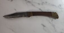 Vintage Locking Single Blade Pocket Knife Utility 5 1/2” Long Stainless Pakistan