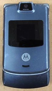 Motorola RAZR V3m - Gray ( Verizon ) Cellular Flip Phone - Very Rare Version - Picture 1 of 3
