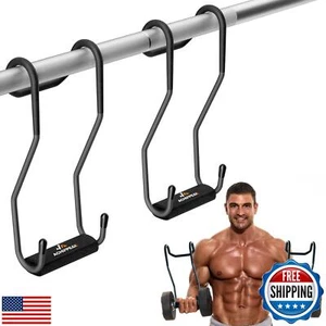 ACHIFPEAK Dumbbell Spotter Hooks for Bench Press Connecting and Hanging Dumbb - Picture 1 of 5