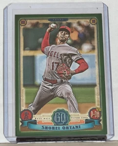 2019 Topps Gypsy Queen Shohei Ohtani Green Parallel - Picture 1 of 2