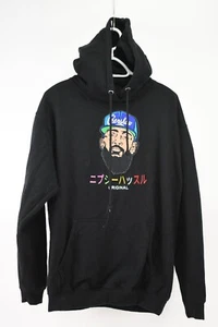 Nipsey Hussle Collectors Edition Black Pullover Hoodie Size L - Picture 1 of 3