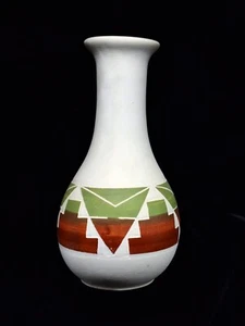 Ramona SPRCS Pottery Signed Stoneware Vase Handmade -Southwest Americana 7 1/4" - Picture 1 of 13