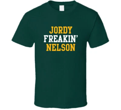 Футболка Jordy Freakin' Nelson Green Bay для футболистов классная для фанатов - Изображение 1 из 2
