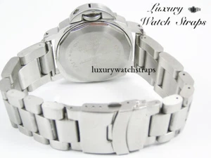 CORREA PULSERA ACERO PESADO PARA RELOJ PANERAI MARINA MILITARE PAM 22mm 24mm 26mm - Imagen 1 de 7