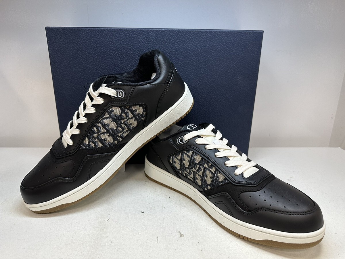 Dior B27 Low Dior Oblique Galaxy - Black Beige for sale | eBay