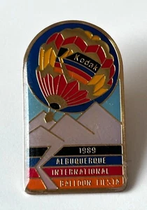 VINTAGE 1989 KODAK ALBUQUERQUE INTERNATIONAL BALLOON FIESTA PIN - Picture 1 of 3