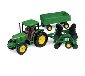 John Deere 1/32 Traktor Lastkahnwagen mit Scheibe #TBE15489 - Bild 1 von 1