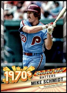 Mike Schmidt 2020 Topps Decade's Best Series 2 5x7 #DB-47 /49 Phillies