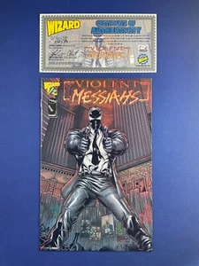 Violent Messiahs #1/2 Wizard Guide To Comics Image 2001 w/COA - Picture 1 of 5
