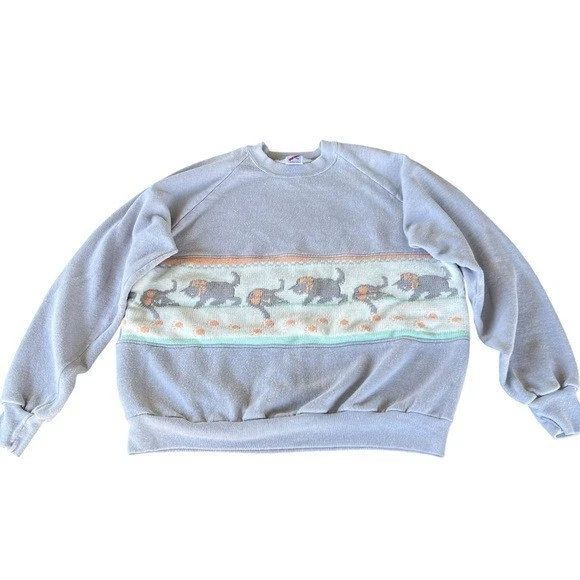 De Colección Divertida Gatito Sudadera Lavanda Gato Patas Arcos Kitsch Gato Dama Jerzees XL Foto 1 de 4