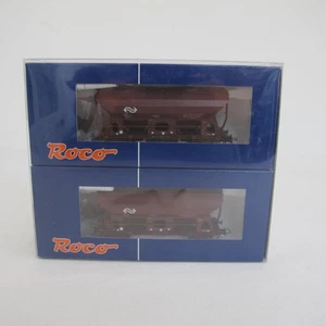 Roco 66016 Zwei NS-Soda-Transport-Sattelauflieger H0 Vintage OVP - Picture 1 of 5
