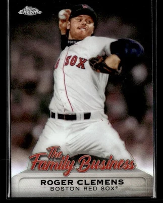 2019 Topps Chrome Roger Clemens #FBC-6 The Family Business - Image 1 of 2