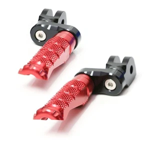 R-FIGHT Front 25mm Lowering Foot Pegs Red For CBF 1000 F 09 10 11 12 13 14 15 16 - Picture 1 of 6