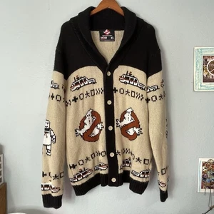 Cárdigan Suéter Navidad Cazafantasmas Unisex XL Medio Más Allá - Imagen 1 de 3