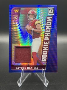 2024 Panini Donruss Optic - Rookie Phenom Jayden Daniels #RPB-JDS Blue Hyper - Foto 1 di 2