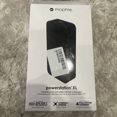 Mophie Powerstation XL 20000mAh, con cargador rápido USB-C PD de 20W, y 2x USB-A Foto 1 de 2