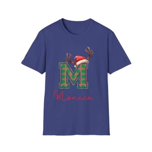 Personalized Christmas T-Shirt, Holiday Shirt, Unisex Softstyle Tee, [...] - Picture 1 of 16