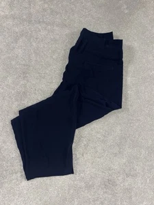 Boden Azul Marino 6 Petite Pantalones de Vestir Recortados Bolsillos Cinturón Lazos - Imagen 1 de 11