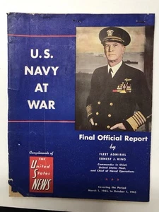 U.S. Navy at War. Official Report By Admiral Ernest J King. March - October 1945 - Picture 1 of 15