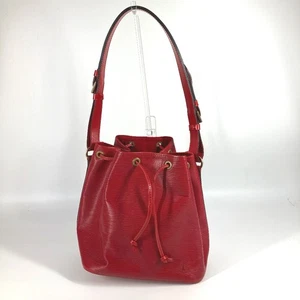 LOUIS VUITTON M44107 Epi Petit Noe Shoulder Bag Epi Leather Red - Picture 1 of 16