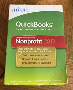 INTUIT QUICKBOOKS GEMEINNÜTZIG 2013 FÜR WINDOWS VOLLE EINZELHANDELSVERSION USA VERSIEGELT - Bild 1 von 5